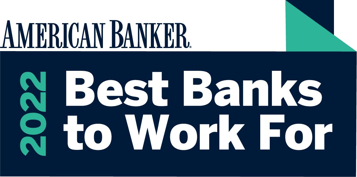 2022 Best Banks to Work For Award from American Banker Icon