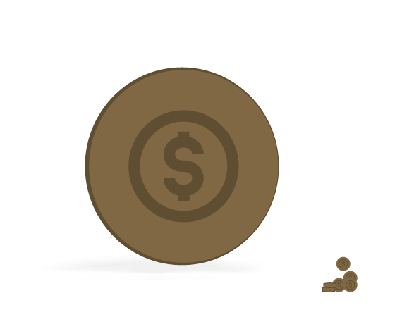 Coin illustration